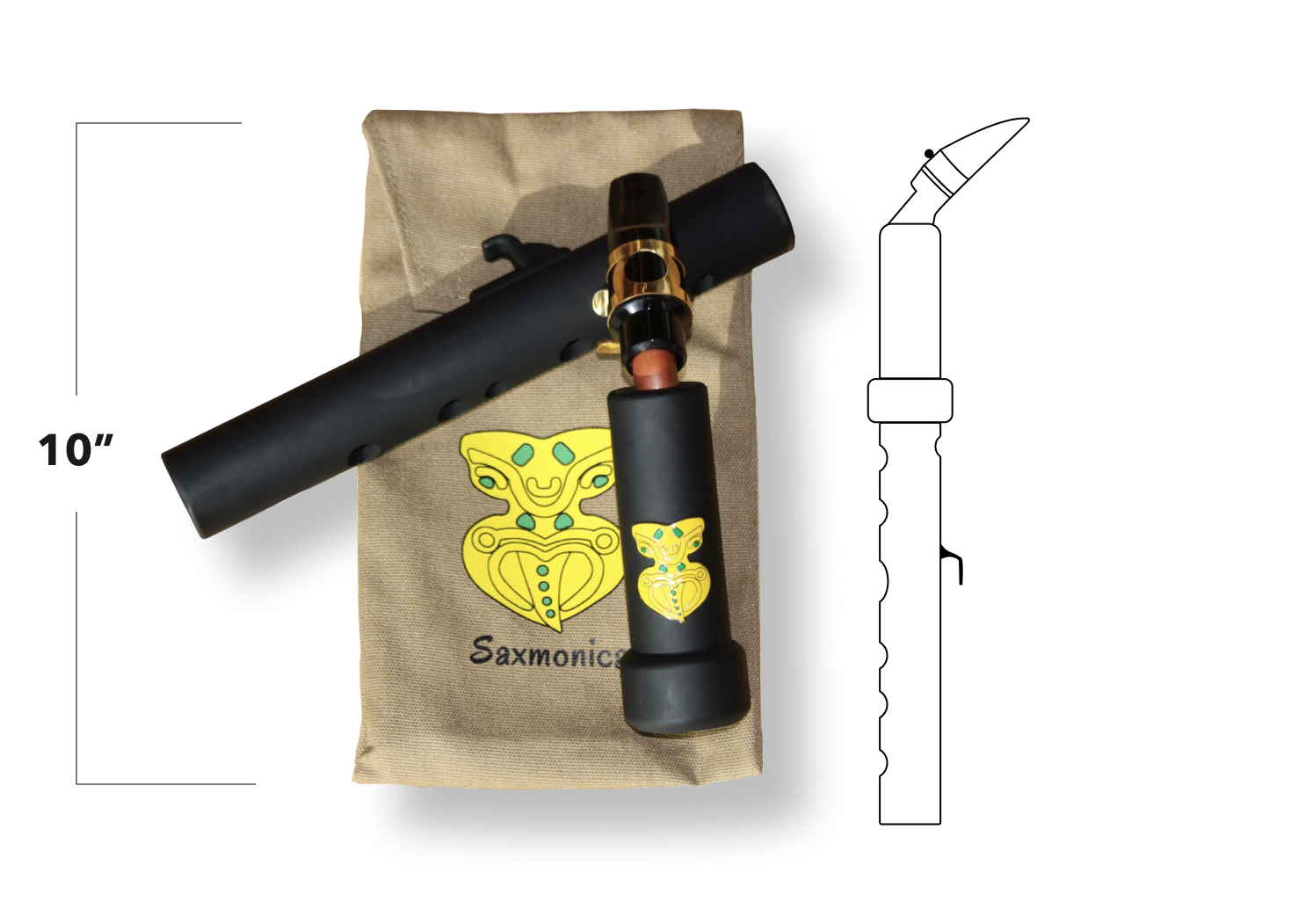 The Saxmonica – App-enabled, pocket-sized sax The Saxmonica – App-enabled, pocket-sized sax